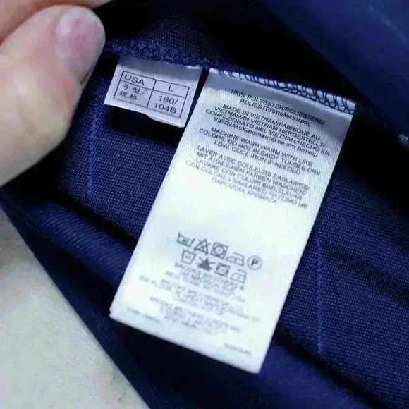 BROOKS BROTHERS POLO SHIRT 1818 Men's Performance Original Fit -LARGE (L) - Blue - Picture 9 of 10